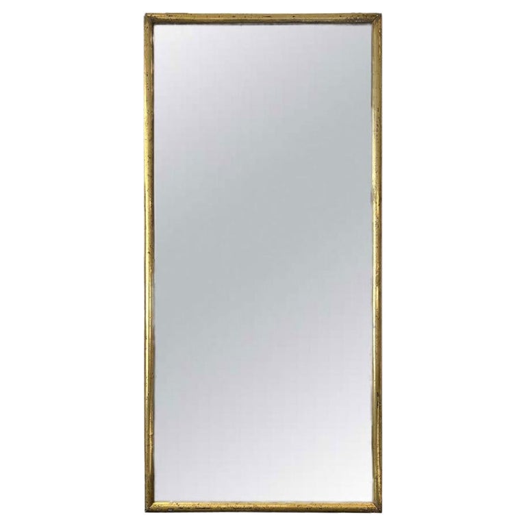 19thc Tall Gold Mirror For Sale at 1stDibs