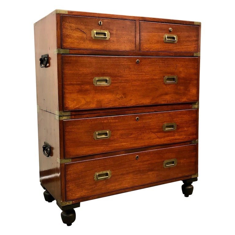 British Military Campaign Chest Labeled W. DAY, London Mid. 19th