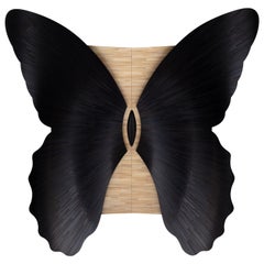 Jean-Luc Le Mounier, Papillon, Black Wings, Two-Door Cabinet, France, 2021