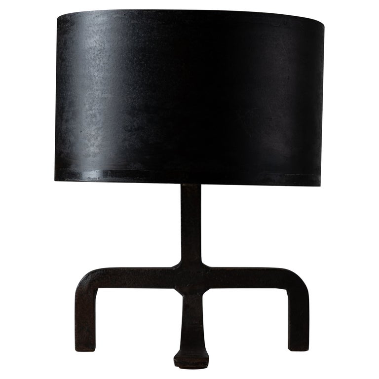Custom French Iron Table Lamp For Sale at 1stDibs