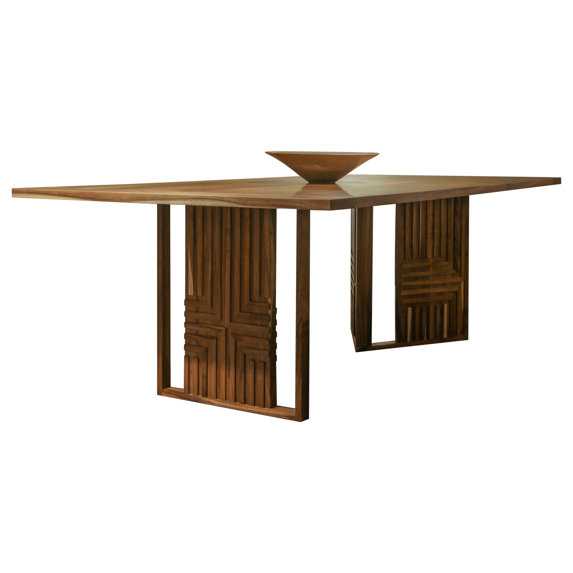 Paz Table in Tzalam Wood Designed by Tana Karei For Sale