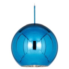 Tom Dixon Minimal Blue Copper Pendant Light, Small, Limited Edition