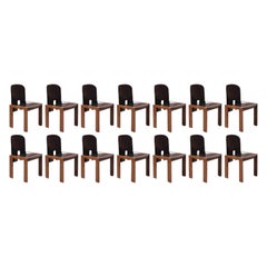 Retro Afra & Tobia Scarpa "121" Dining Chairs for Cassina, 1965, Set of 14