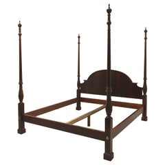 Retro BAKER Flame Mahogany Georgian Style California King Size Four Poster Bed