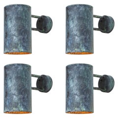 Large Hans-Agne Jakobsson C 627 'Rulle' Darkly Patinated Outdoor Sconce