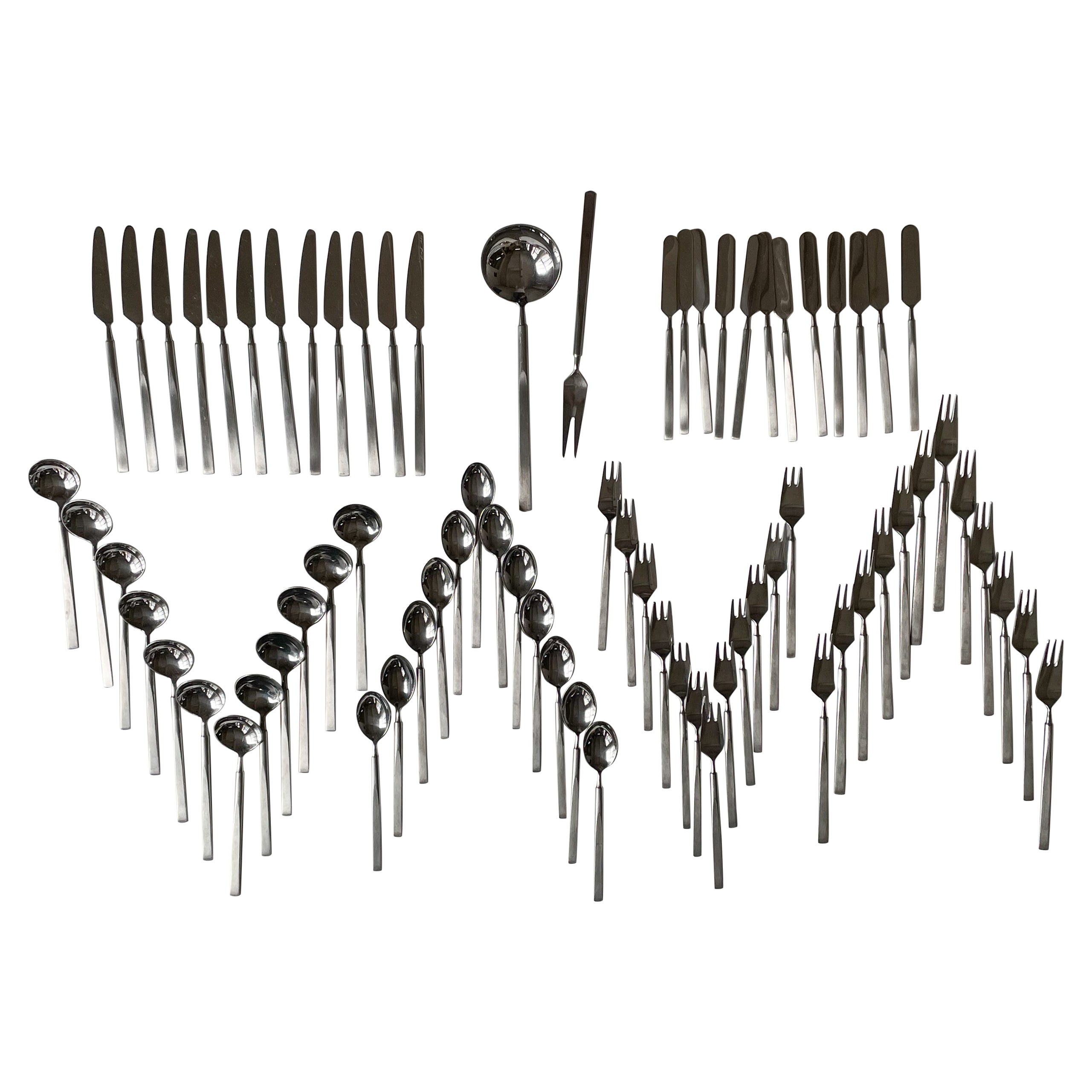 Erik Herlow, Obelisk-Besteck-Set für Copenhagen Cutlery im Angebot