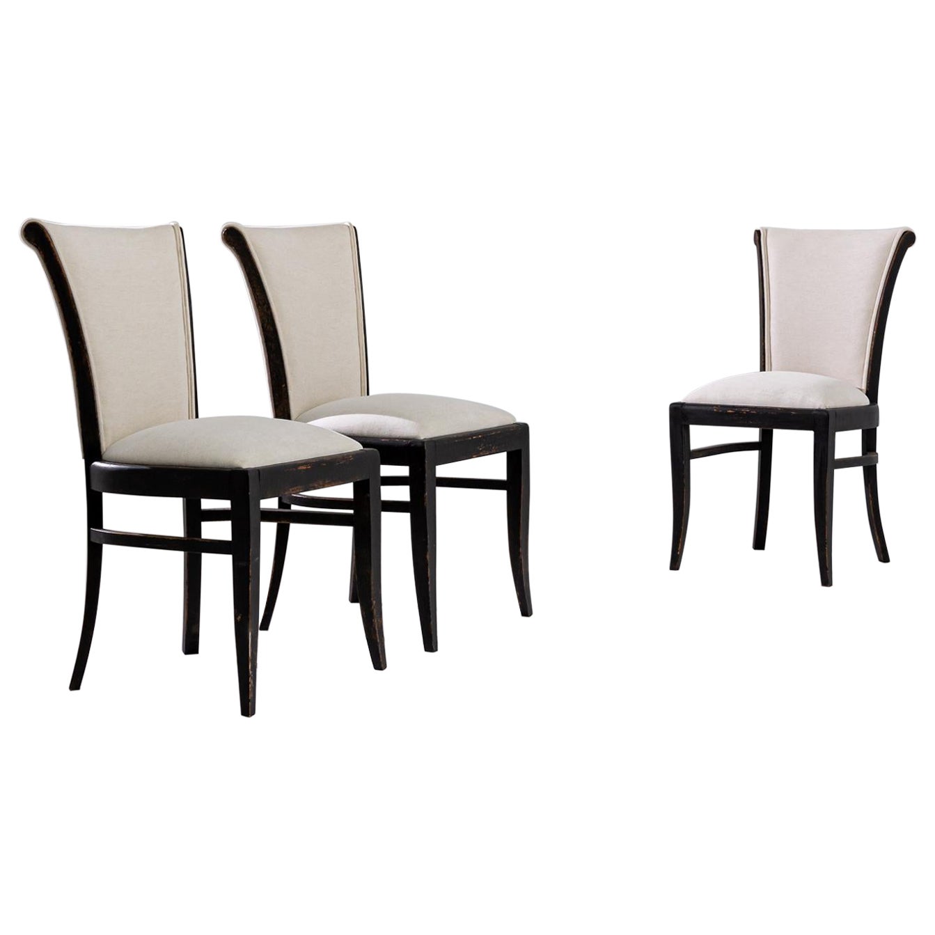 Set of 6 Vintage European Dining Chairs at 1stDibs