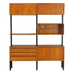 50s Poul Cadovius Royal System Wall Unit for Cado