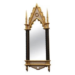 Vintage Italian Neogothic Mirror, 1970s