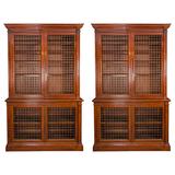 Fine Pair of William IV Mahogany Library Bookcases
