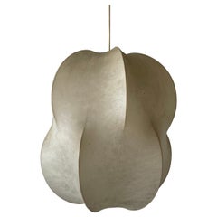 Cocoon Pendant Lamp in Rare Form, 1960s, Italy