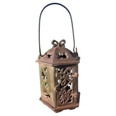 Japan Old Flower Garden Lighting Lantern Butterflies Galore