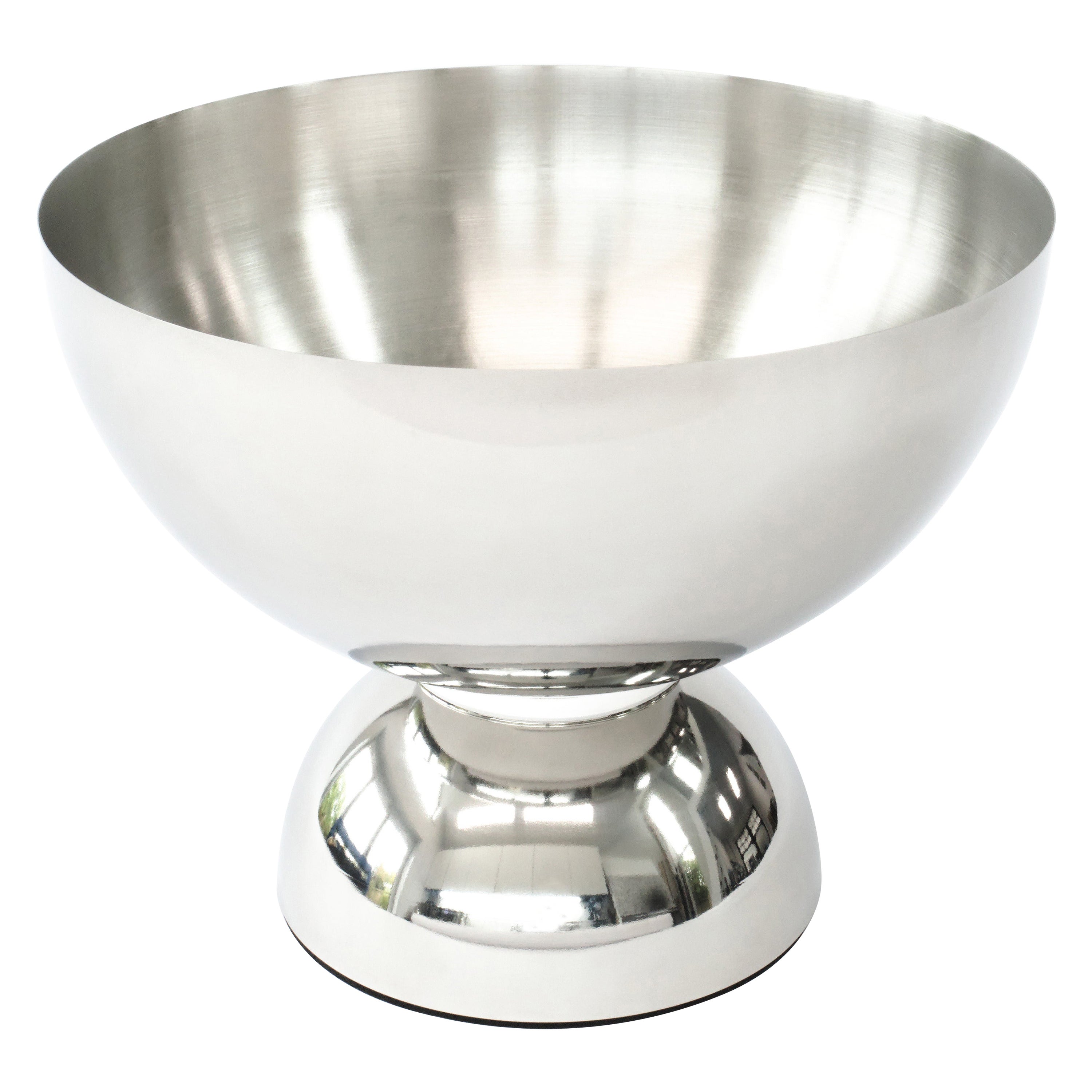 Contemporary Artemis Bowl in Polished Stainless Steel For Sale