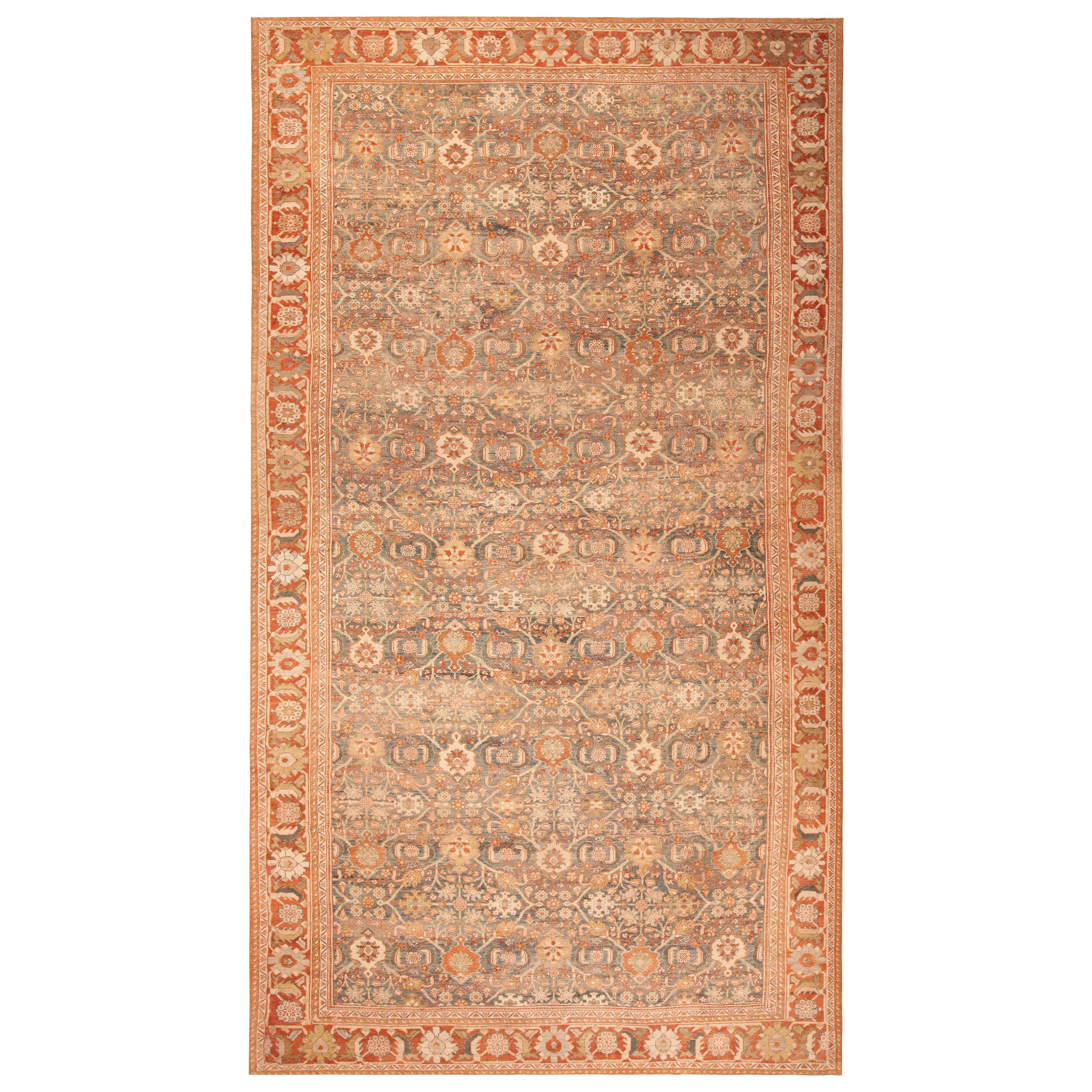 Tapis persan ancien de Sultanabad. 11 pieds 10 pouces x 21 pieds 4 pouces en vente