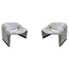 Pair of Groovy Lounge Chairs by Pierre Paulin