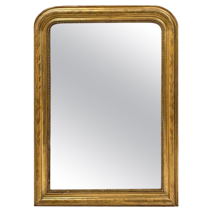 Medium Louis Philippe Gilded Mirror