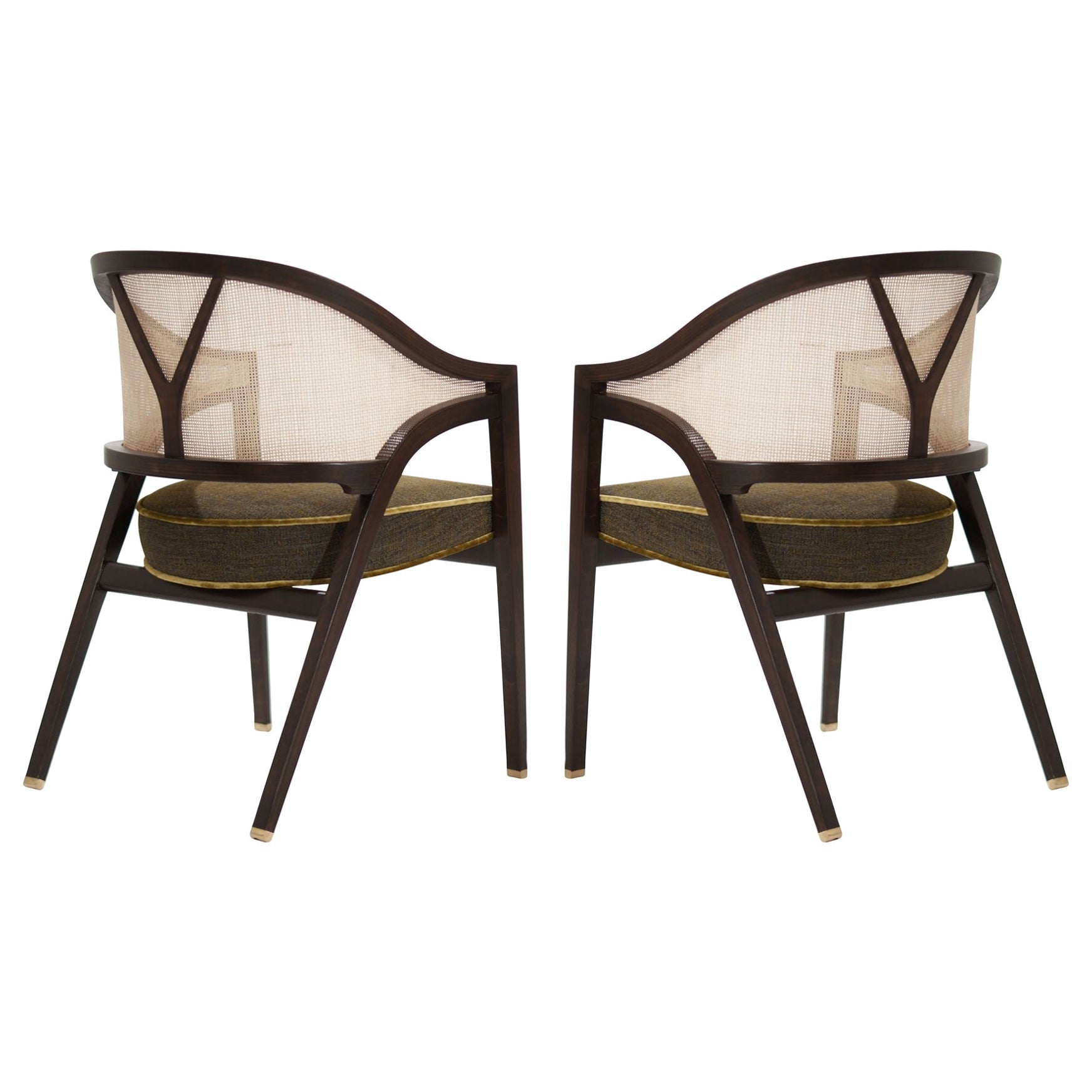 Set of "Y" Armchairs by Edward Wormley for Dunbar, C. 1950s For Sale