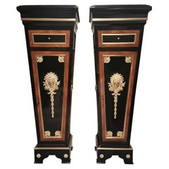 Napoleon III Style Pair of Pedestal Columns, France