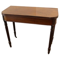 Circa 1820-1830 English Fold-Top Tea Table