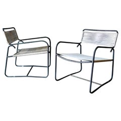 Walter Lamb Bronze Lounge Chairs, Model C-5700, Ca. 1960