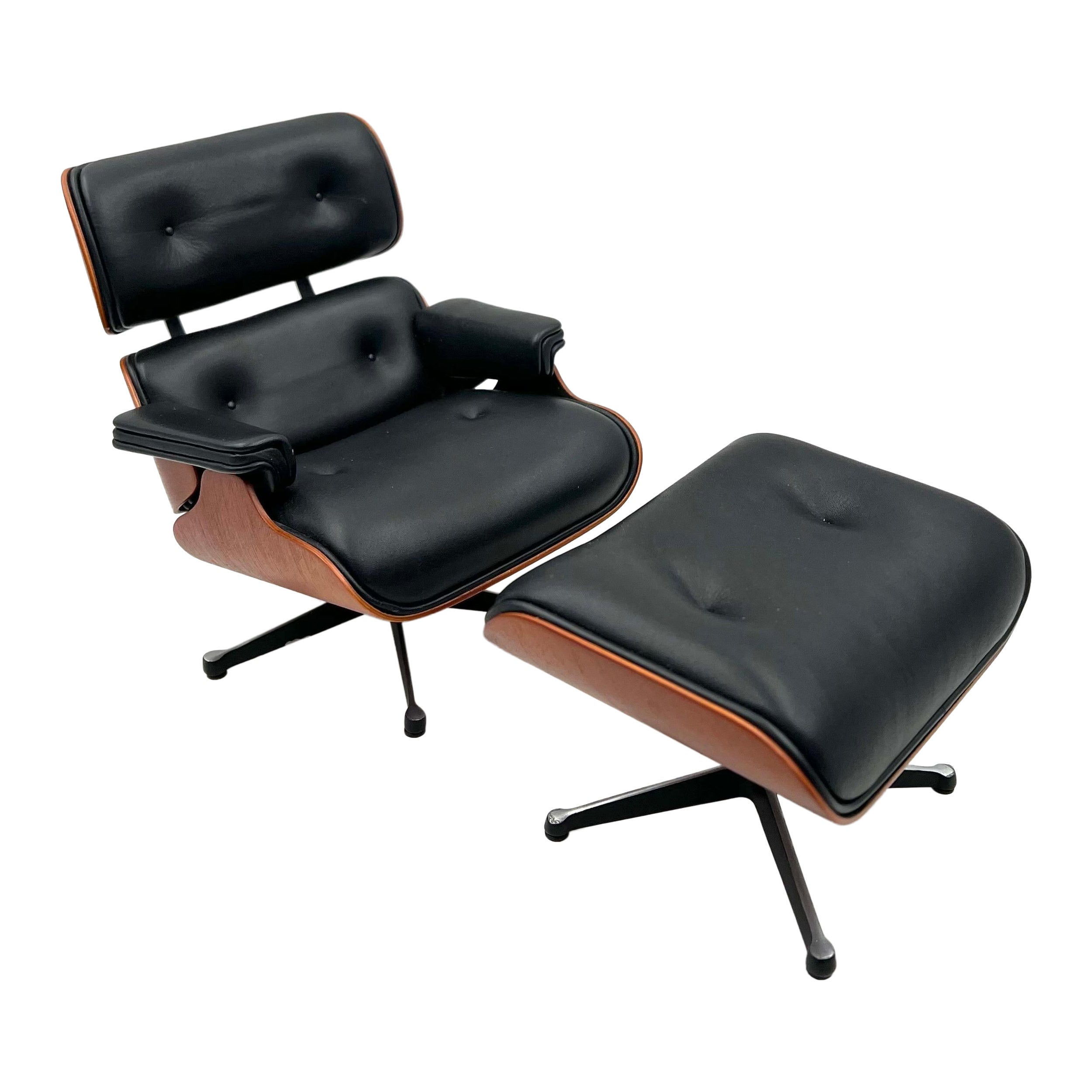 Miniature Eames Lounge Chair and Ottoman by Vitra at 1stDibs vitra
