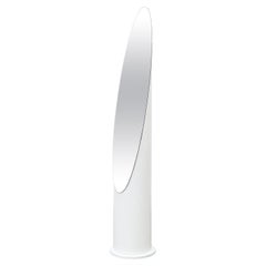 Roger Lecal Style White Lipstick Standing Mirror