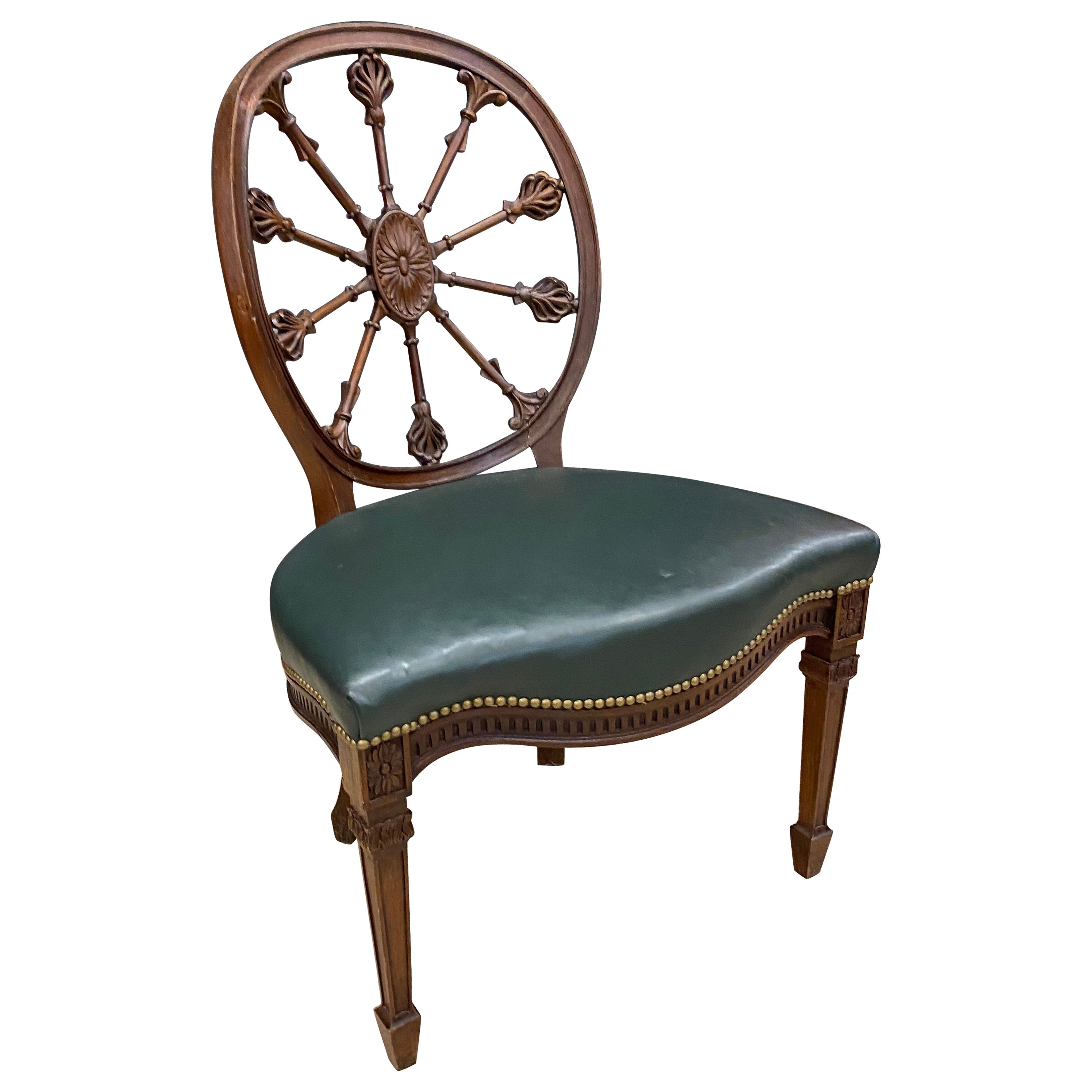 Original Victorian Style Bergère Armchair, Fully Restored For Sale