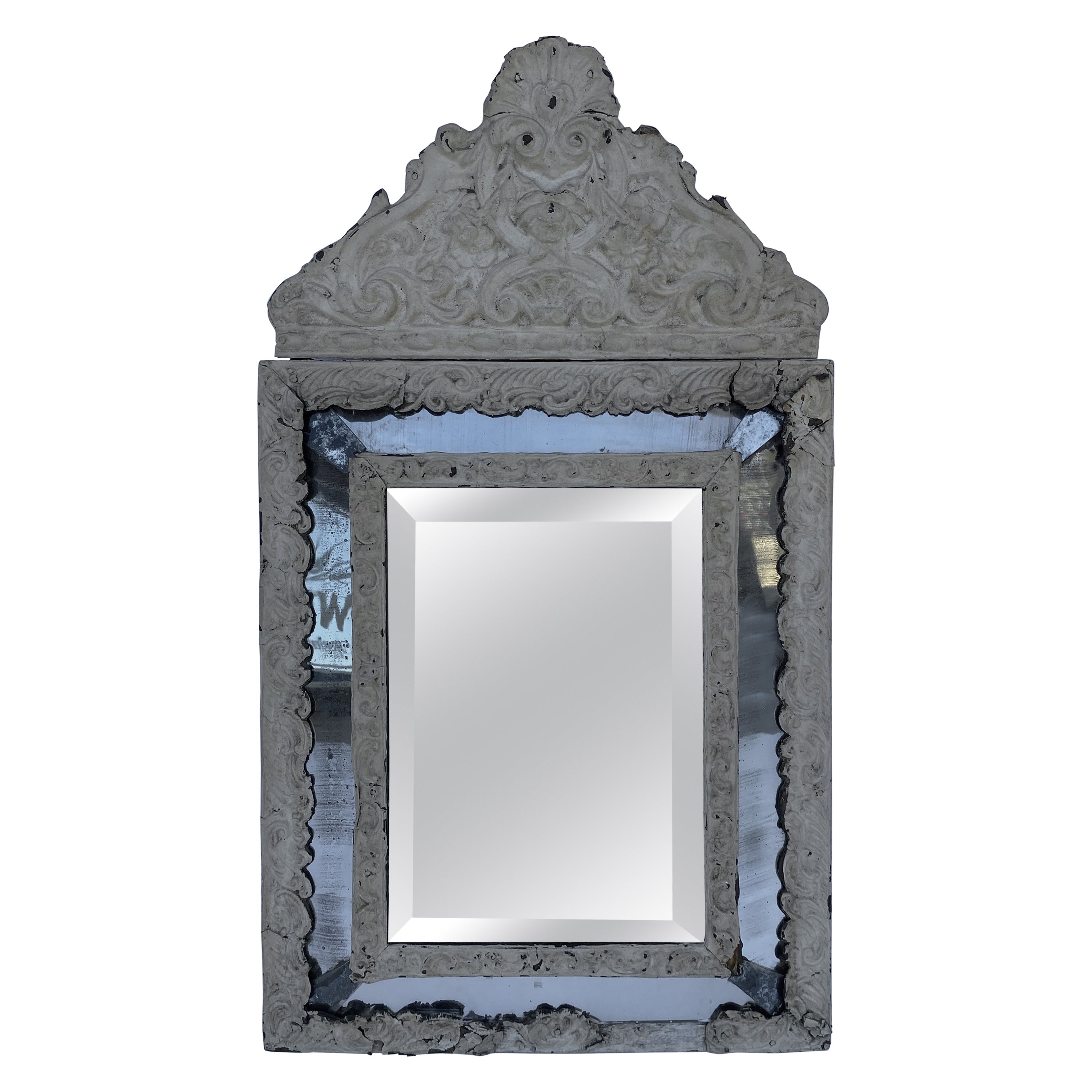 19th Century Tole Mirror For Sale