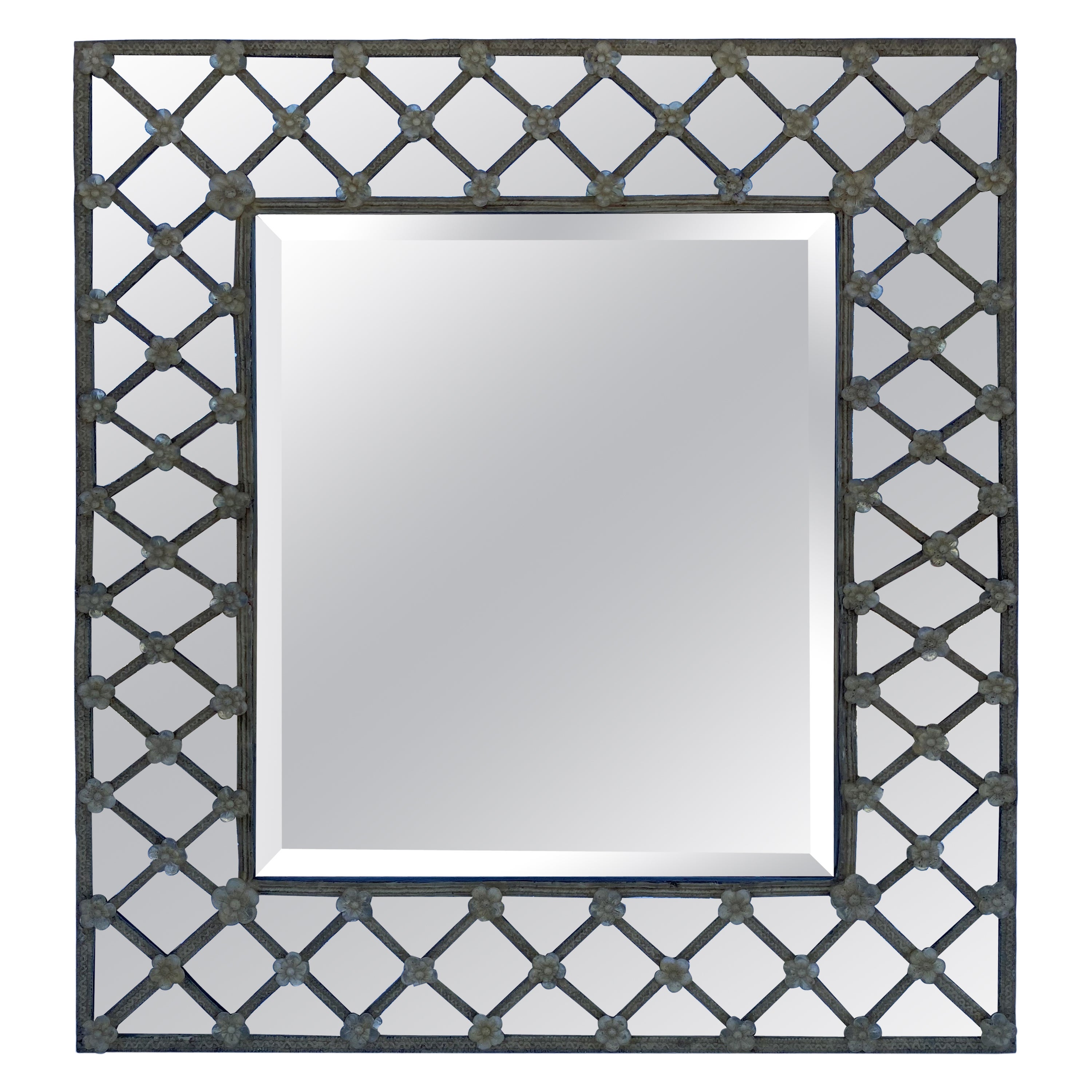 Modern Venetian Style Wall Mirror