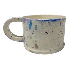 Peter Shire Exp Signed Post Modern Ceramic California Pottery Splatter Cup, 1979