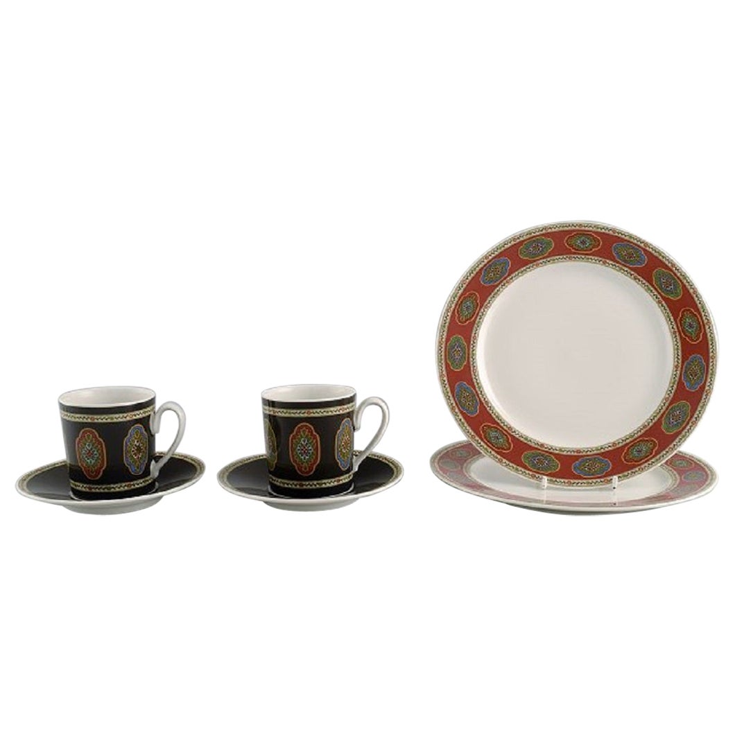 Nina Campbell for Rosenthal, Belgravia Coffee Service for Two in Porcelain