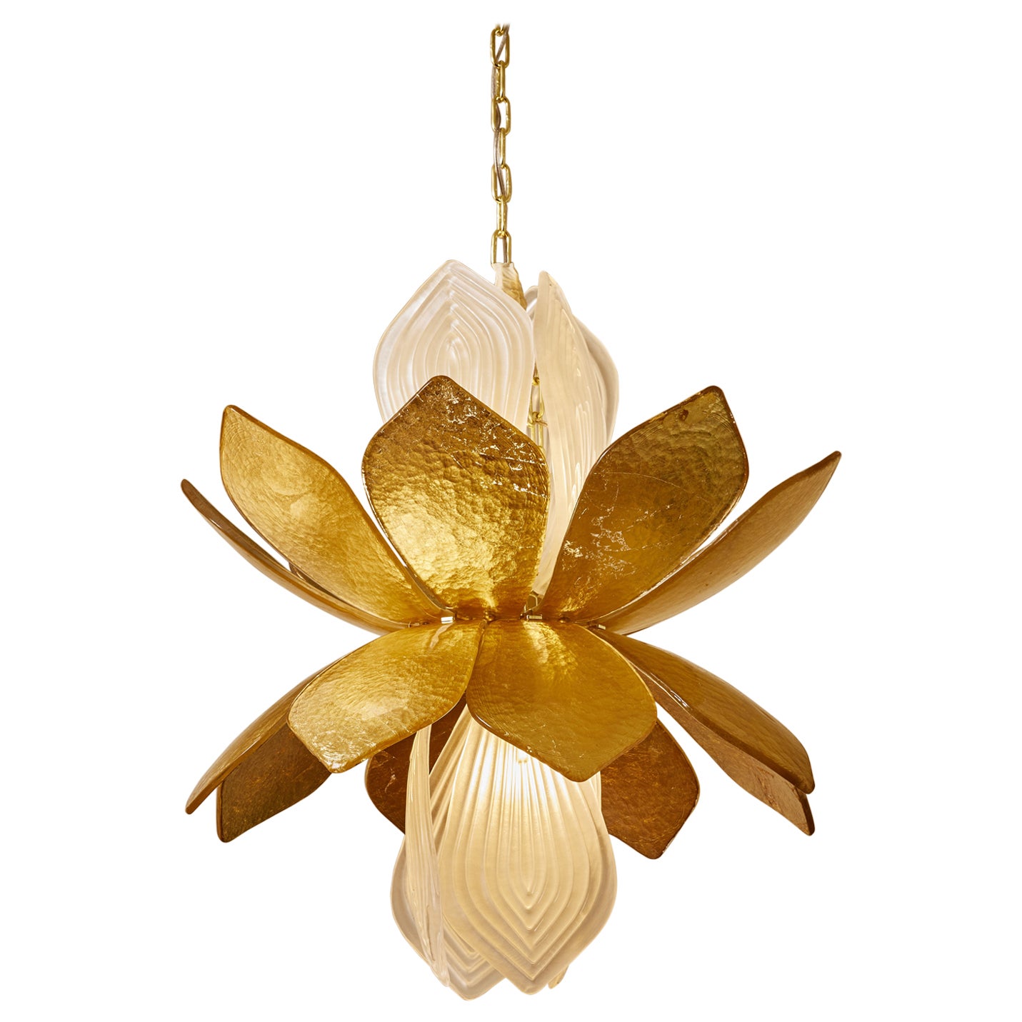 "Lotus" Pendant Lights, by Studio Glustin For Sale