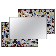 Kaleidoscope Piaggi Multicolour Glass Mosaic Mirror