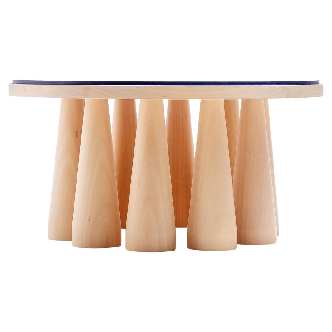 Doric, 21st Century Square White Travertine Stone Coffee Table at ...