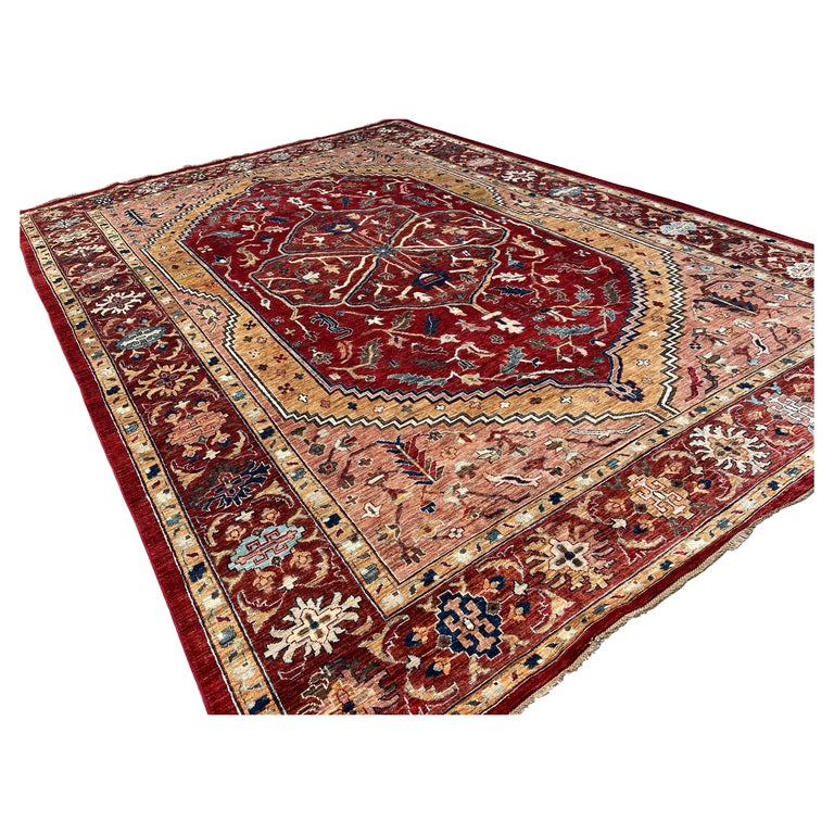 10x14 HandKnotted Afghan Rug Premium HandSpun Afghan Wool Fair Trade