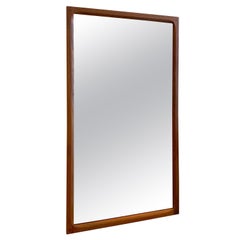 1960s Danish Modern Teak Wall Mirror Aksel Kjersgaard