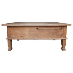 Used Early 19th Century Rustic Kitchen Prep Table or Kitchen Island