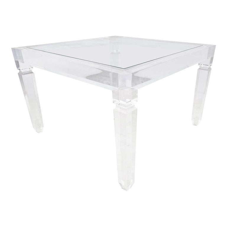 Vintage Lucite Coffee Table, 1990s For Sale at 1stDibs