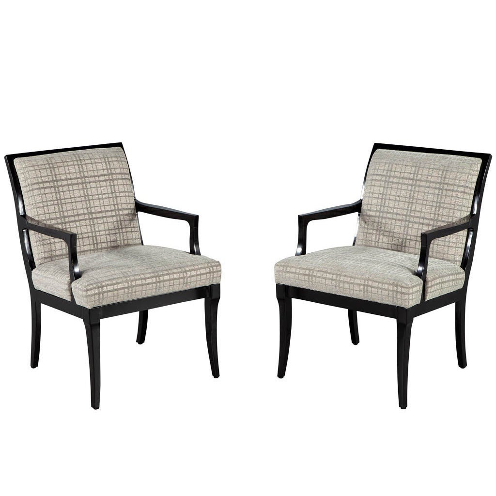 Pair of Mid-Century Modern Accent Arm Chairs