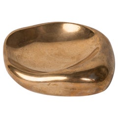 Vide-Poches o Pisapapeles de bronce macizo firmado por Michel Jaubert, Francia, años 70