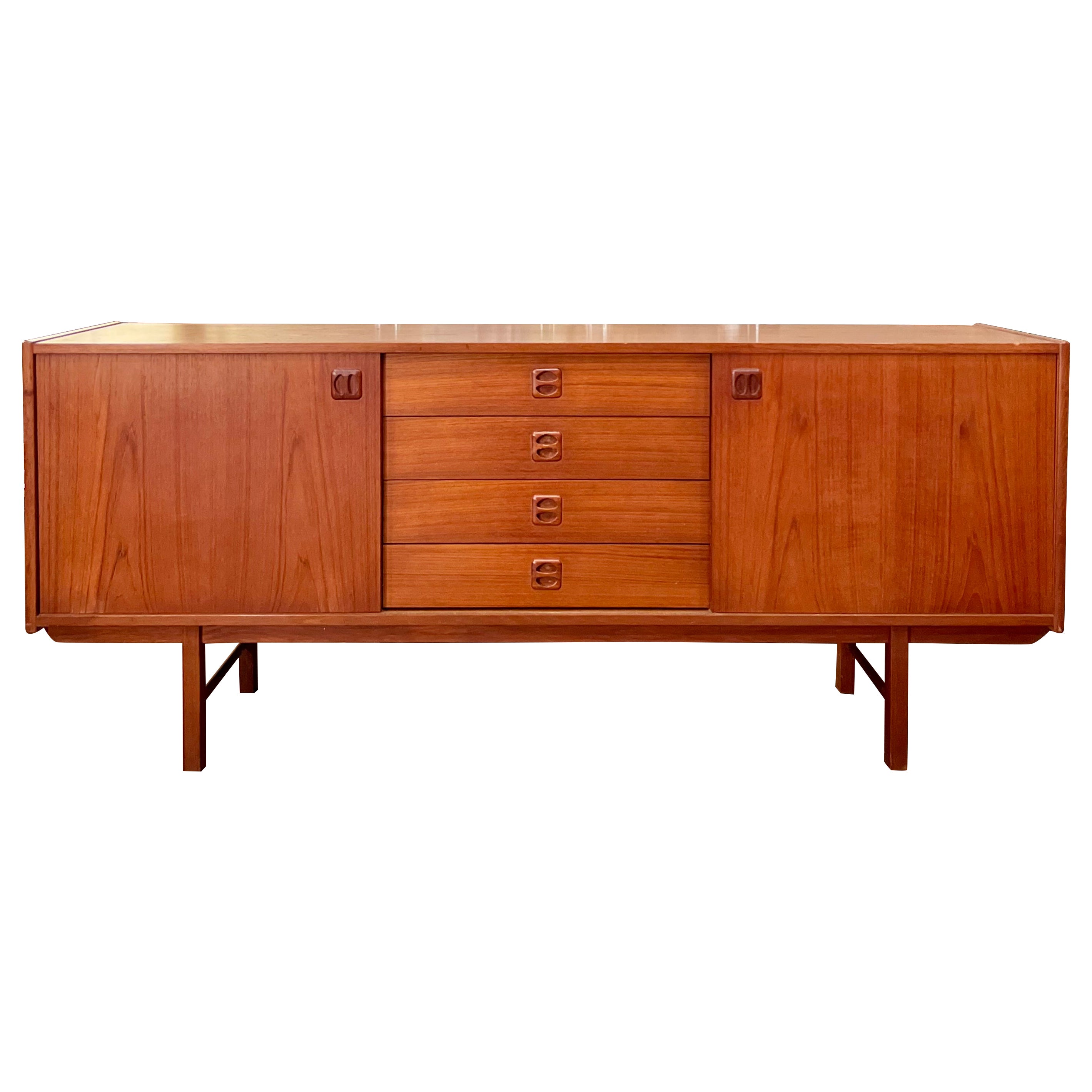 Vintage MidCentury Modern Teak Sideboard by Nathan Furniture at 1stDibs