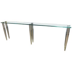 Machine Age Aluminum Long Table