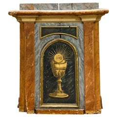 Early 19th Century Rustic French Catholic Reliquary Box