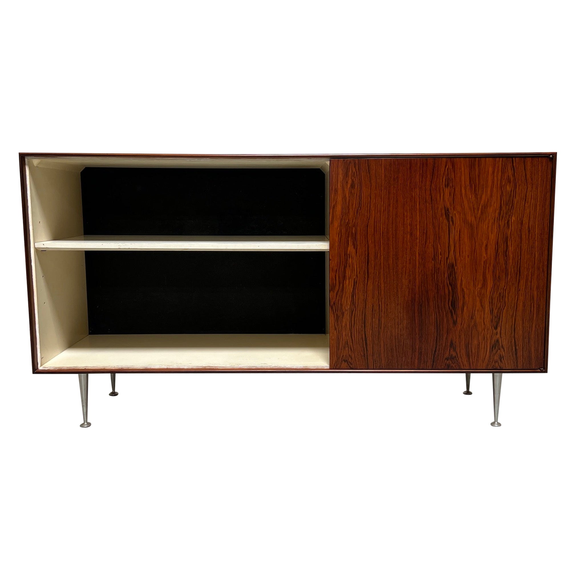 George Nelson Rosewood Thin Edge Cabinet For Sale