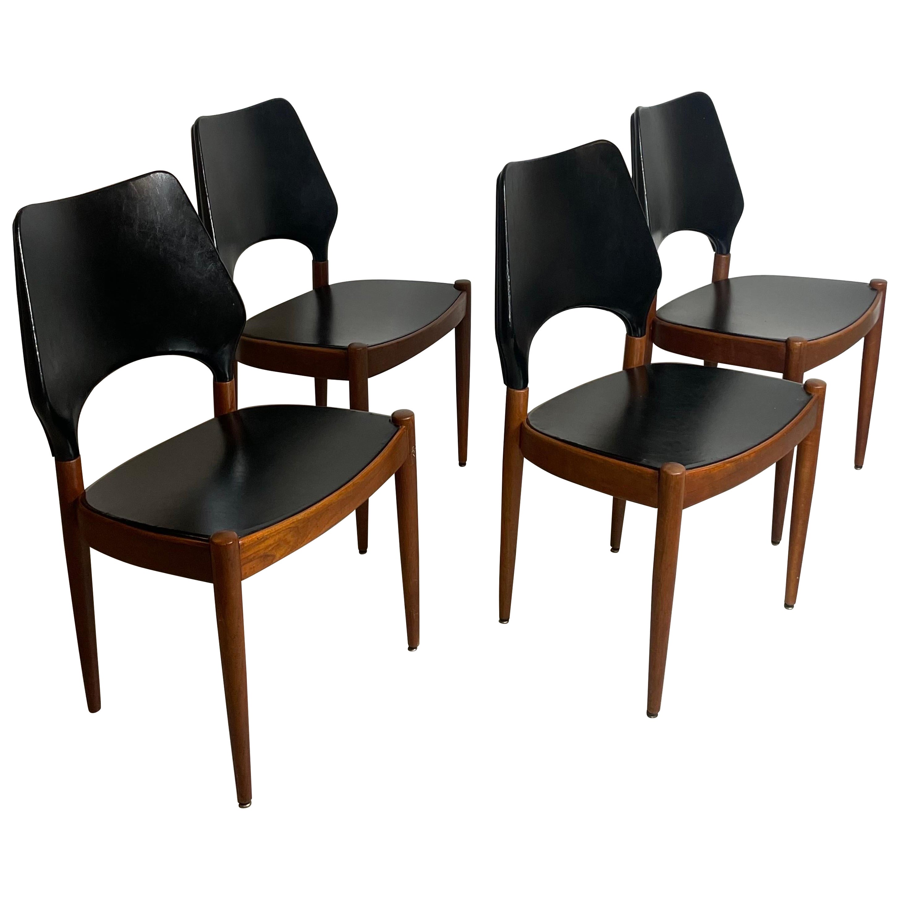 Danish Teak Dining Chairs by Arne Hovmand Olsen for Mogens Kold For Sale