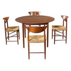 Retro Skandinavian Teak Dining Set by Hvidt & Mølgaard-Nielsen 1950s Denmark