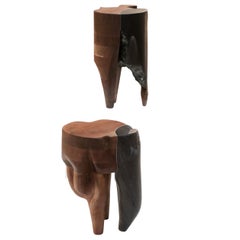 Nature-Inspired Frontier End Table set - Handcrafted Elegance by Studio S II