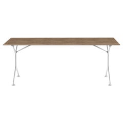 Alias M23 Tech Wood Outdoor Table 200F in Ash and Lacquered Aluminium Frame