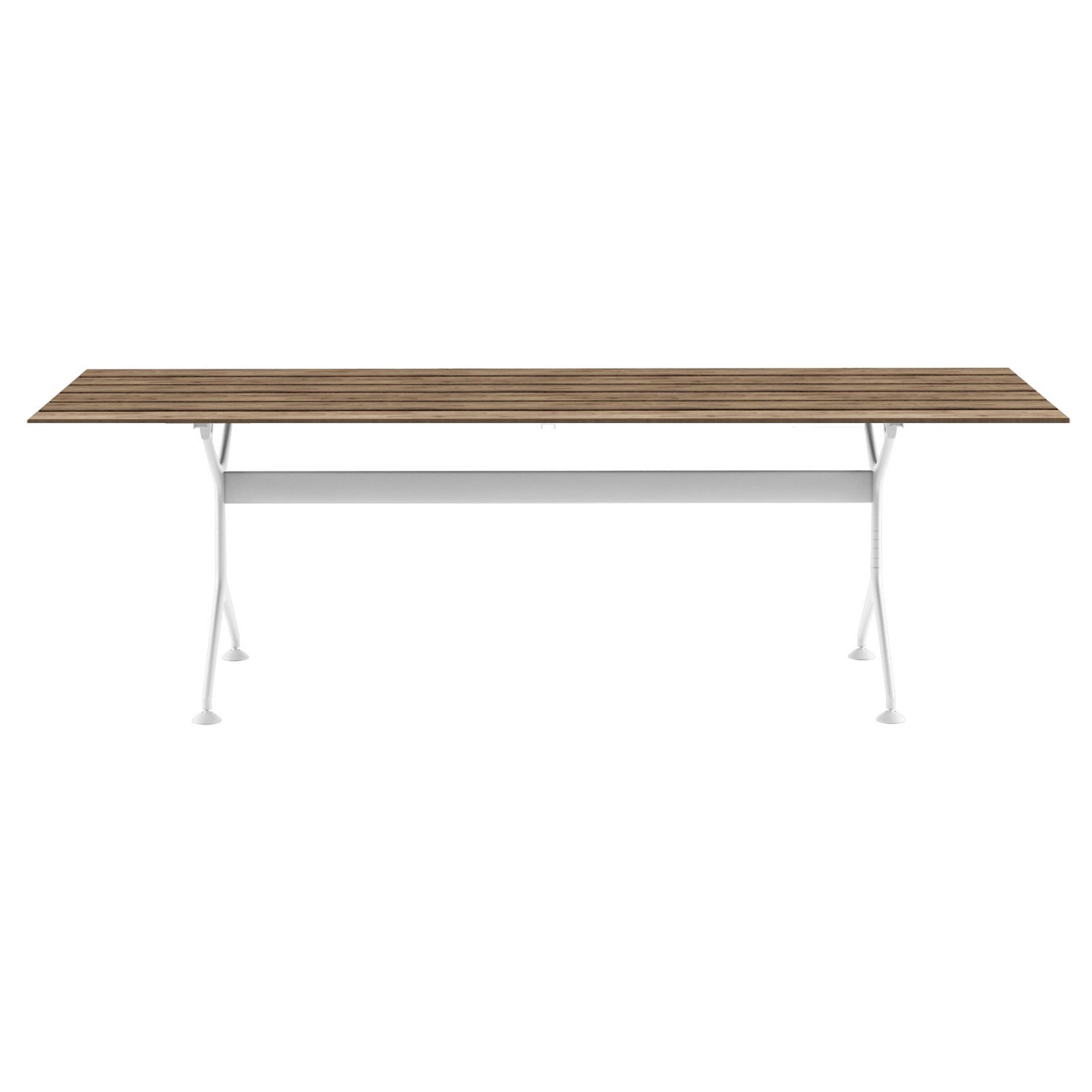 Alias M24 Tech Wood Outdoor Table 240 in Ash and Lacquered Aluminium Frame