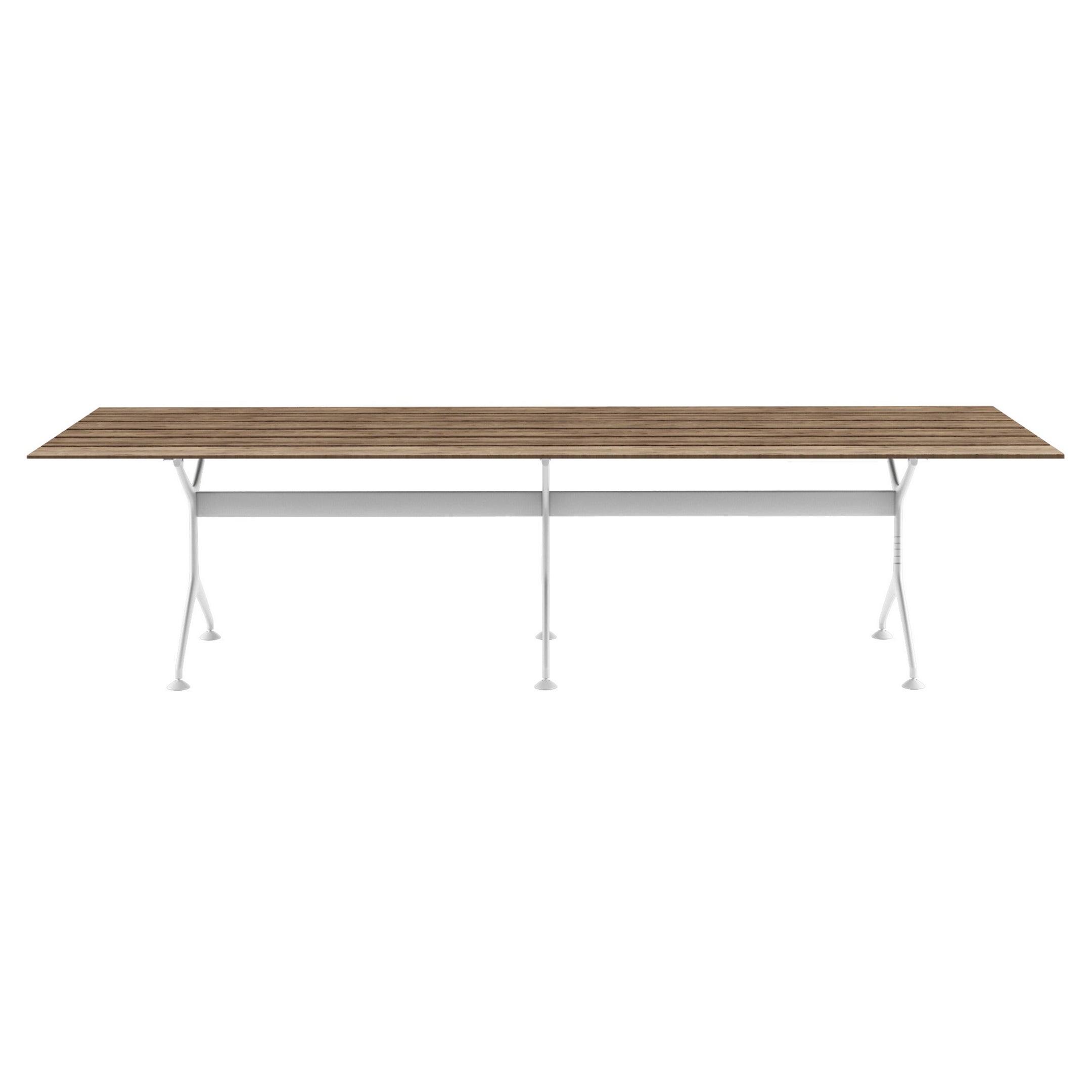 Alias M25 Tech Wood Outdoor Table 300 in Ash and Lacquered Aluminium Frame For Sale